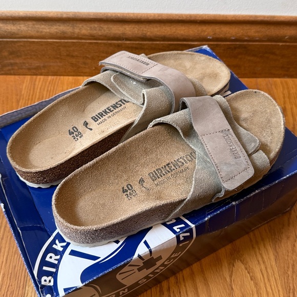 Birkenstock Oita Suede Leather Sandals Unisex EU 40 Ladies 9 Men’s 7 Narrow - Picture 6 of 14